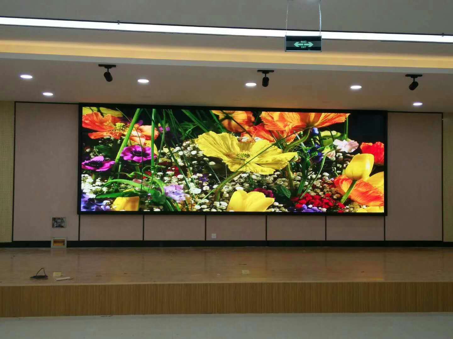 5全彩led显示屏完工 - 客户见证 - 河南建联电子科技有限公司